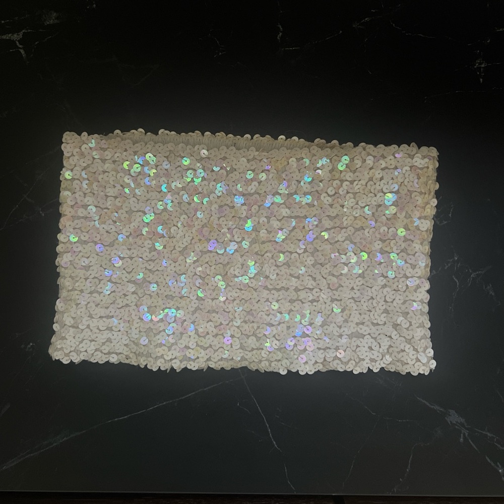 Vintage Sequin Bandeau Top